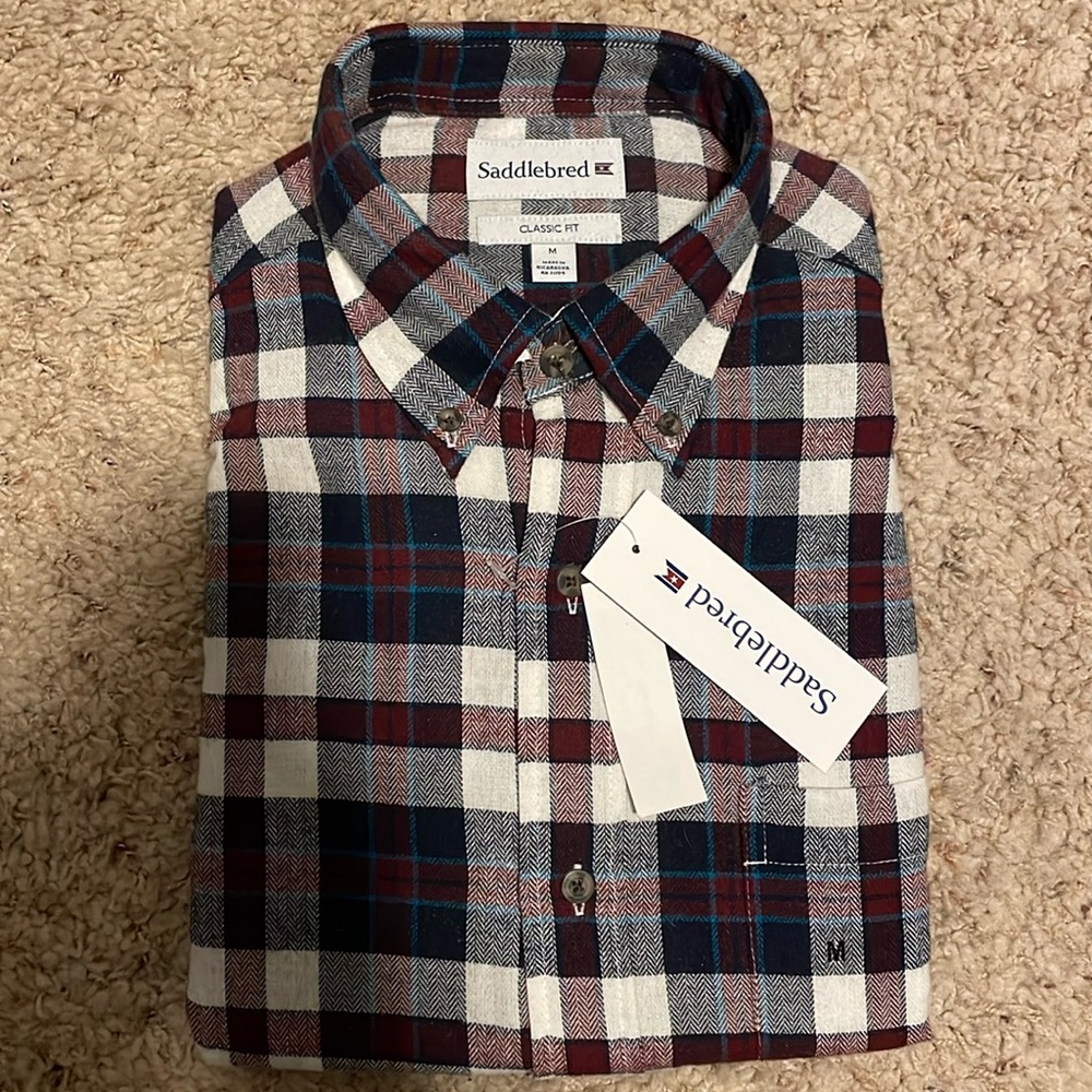 Saddlebred flannel size medium